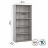 Bush Business Furniture Studio A Tall 5 Shelf Bookcase SDB7236PG-Z B-SDB7236PG-Z