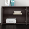 Bush Business Furniture Studio C Low Storage Cabinet with Doors and Shelves SCS160SG B-SCS160SG