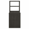 Office by kathy ireland® Echo 56W Bookcase Desk in Charcoal Maple KI60307-03 B-KI60307-03