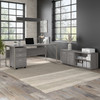 Bush Business Furniture Hybrid 72W x 30D Computer Table Desk with Metal Legs HYD373PG B-HYD373PG