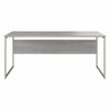 Bush Business Furniture Hybrid 72W x 30D Computer Table Desk with Metal Legs HYD373PG B-HYD373PG