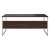 Bush Business Furniture Hybrid 72W x 30D Computer Table Desk with Metal Legs HYD373BW B-HYD373BW