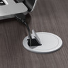 Bush Business Furniture Hybrid 60W x 24D Computer Table Desk with Metal Legs HYD260SG B-HYD260SG