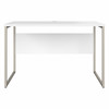 Bush Business Furniture Hybrid 48W x 24D Computer Table Desk with Metal Legs HYD148WH B-HYD148WH