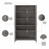 Bush Business Furniture Universal Tall Garage Storage Cabinet with Doors and Shelves GAS136PG-Z B-GAS136PG-Z