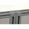 Bush Business Furniture Easy Office 60W L Shaped Cubicle Desk Workstation with 45H Panels EOD360MR-03K B-EOD360MR-03K