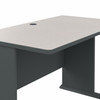 Bush Business Furniture Series A 48W Desk in Slate and White Spectrum WC8448A B-WC8448A
