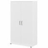 Bush Business Furniture Universal Tall Clothing Storage Cabinet with Doors and Shelves CLS136WH-Z