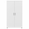 Bush Business Furniture Universal Tall Clothing Storage Cabinet with Doors and Shelves CLS136WH-Z B-CLS136WH-Z