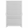 Bush Business Furniture Universal 5 Piece Modular Closet Storage Set with Floor and Wall Cabinets CLS003WH B-CLS003WH