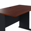 Bush Business Furniture Series A 48W Desk in Hansen Cherry and Galaxy WC90448A B-WC90448A