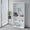 Bush Business Furniture Easy Office 5 Shelf Bookcase in Pure White EO105WH