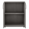 Bush Business Furniture Universal Floor Storage Cabinet with Doors and Shelves UNS128PG B-UNS128PG