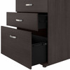 Bush Business Furniture Universal 92W 5 Piece Modular Storage Set with Floor and Wall Cabinets UNS003SG B-UNS003SG
