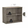 Bush Business Furniture Hybrid Small 2 Shelf Bookcase HY3036MH-Z B-HY3036MH-Z