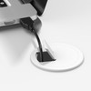 Office by kathy ireland® Echo L Shaped Desk ECH026WHMG B-ECH026WHMG
