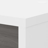 Office by kathy ireland® Echo L Shaped Desk ECH026WHMG B-ECH026WHMG