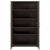 Bush Business Furniture Universal 5 Piece Modular Closet Storage Set with Floor and Wall Cabinets CLS003SG B-CLS003SG