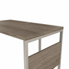 Bush Business Furniture Hybrid 60W x 30D L Shaped Table Desk with Metal Legs HYB027MH B-HYB027MH