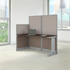 Bush Business Furniture Office in an Hour 65W x 33D Cubicle Workstation in Mocha Cherry WC36892-03K