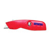 Irwin Safety Knife,6 in.,High Visibility Red 2088600