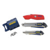 Irwin Safety Knife,6 in.,High Visibility Red 2088600