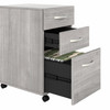 Bush Business Furniture Studio A 36W Small Computer Desk with 3 Drawer Mobile File Cabinet STA005PGSU B-STA005PGSU