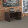 Bush Business Furniture Series C 60W Desk/Credenza Shell with 2-Drawer Mobile Pedestal SRC029MRSU