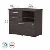Bush Business Furniture Studio C Office Storage Cabinet with Drawers and Shelves SCF130SGSU B-SCF130SGSU