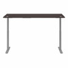 Move 60 Series by Bush Business Furniture 72W x 30D Height Adjustable Standing Desk M6S7230SGSK B-M6S7230SGSK