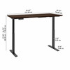 Move 60 Series by Bush Business Furniture 60W x 30D Height Adjustable Standing Desk M6S6030MRBK B-M6S6030MRBK