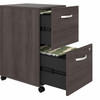 Bush Business Furniture Studio A 2 Drawer Mobile File Cabinet - Assembled SDF116SGSU-Z B-SDF116SGSU-Z