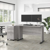 Bush Business Furniture Studio A 48W Computer Desk in Platinum Gray SDD248PG