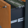 Bush Business Furniture Series A 72W Desk with Mobile File Cabinet SRA013NCSU B-SRA013NCSU