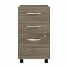 Bush Business Furniture Hybrid 3 Drawer Mobile File Cabinet - Assembled HYF216MHSU-Z B-HYF216MHSU-Z