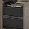 Bush Business Furniture Hybrid Office Storage Cabinet with Drawers and Shelves HYF130MHSU-Z B-HYF130MHSU-Z