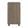 Bush Business Furniture Hybrid 2 Drawer Mobile File Cabinet - Assembled HYF116MHSU-Z B-HYF116MHSU-Z
