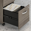 Bush Business Furniture Hybrid 2 Drawer Mobile File Cabinet - Assembled HYF116MHSU-Z B-HYF116MHSU-Z
