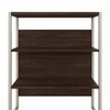 Bush Business Furniture Hybrid 2 Drawer Lateral File Cabinet with Shelves HYB018BWSU B-HYB018BWSU