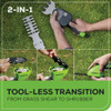Greenworks 7.2V Lithium-Ion Cordless Grass Shear Shrubber 1600002 704869