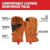 Milwaukee Tool Goatskin Leather Gloves - S,PR 48-73-0010