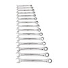 Milwaukee Tool 15pc Ratcheting Combination Wrench Set - Metric 48-22-9516