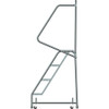 Ballymore 5.7 ft H Steel Rolling Ladder, 4 Steps, 450 lb Load Capacity H426R