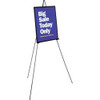 Quartet Portable Folding Easel,63 in.,Black 29E