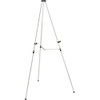 Quartet Portable Telescoping Display Easel, Silver 50E