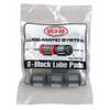 LUBE-MATIC Cleaner Pads, Felt, For Use With Wire Feeders, Black, PK6  007060