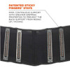 Ergodyne Back Support,Black,Spandex,4XL 2000SF