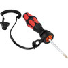 Ergodyne Coil Hard Hat Lanyard,Clamp,13in.L,Black 3158