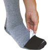 Men's Socks, 76% Acrylic, 13% Merino Wool, 9% Nylon, 2% Elastic, Gray, 10 to 13, L, 1 PR