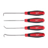 Hook and Pick Set, 8 5/16 in L, Steel, Includes Storage Tray, 4 pc